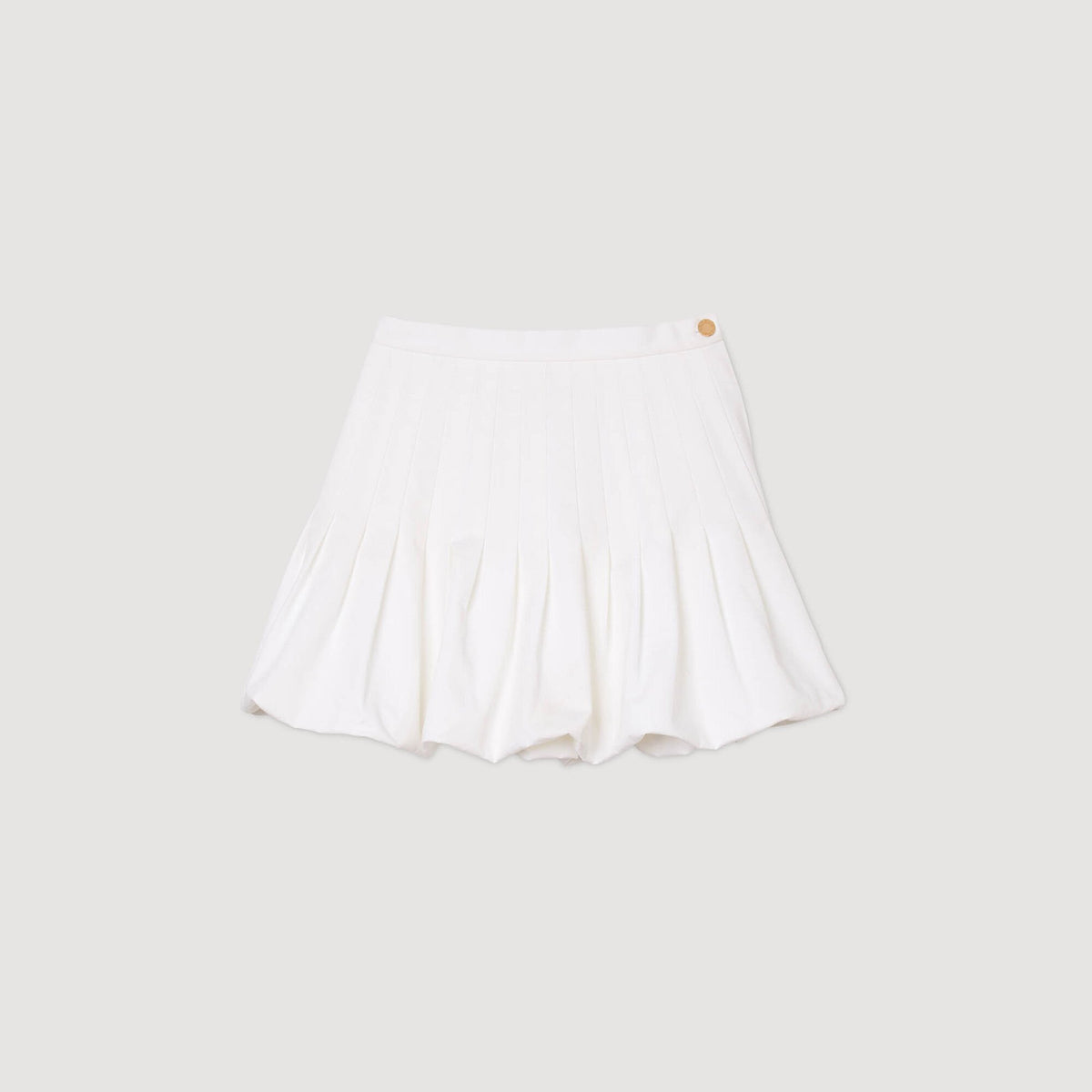 Sandro Mini bubble skirt White
