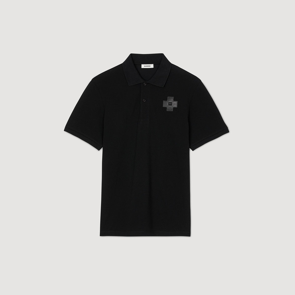 Sandro Cotton polo shirt Black