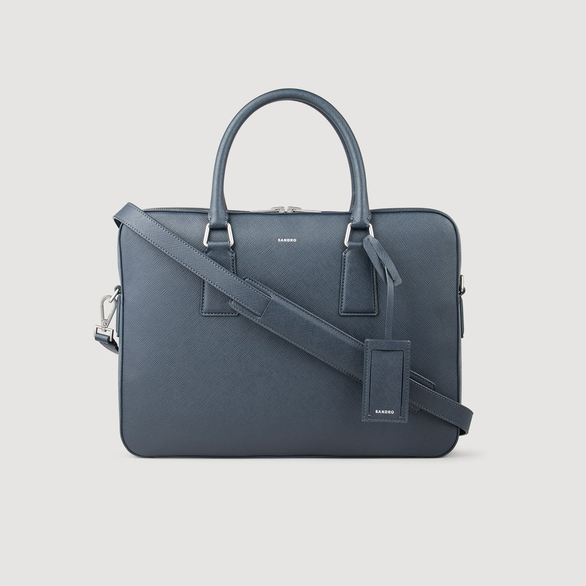 Sandro Reconstituted leather briefcase Fonte