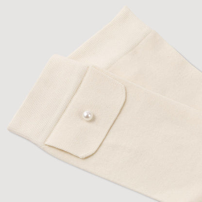 Sandro Socks with bead detail Ecru