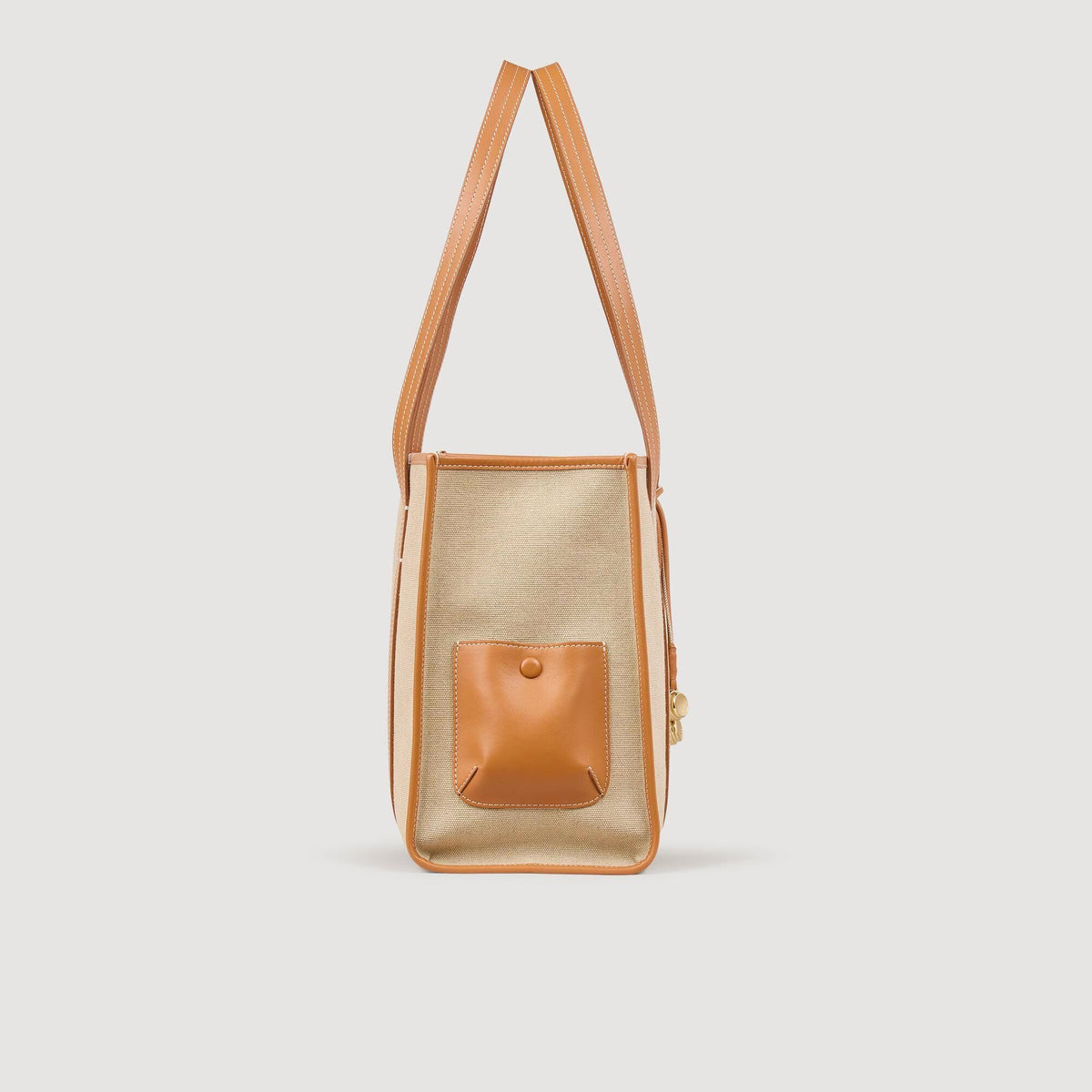 Sandro Canvas tote bag Beige