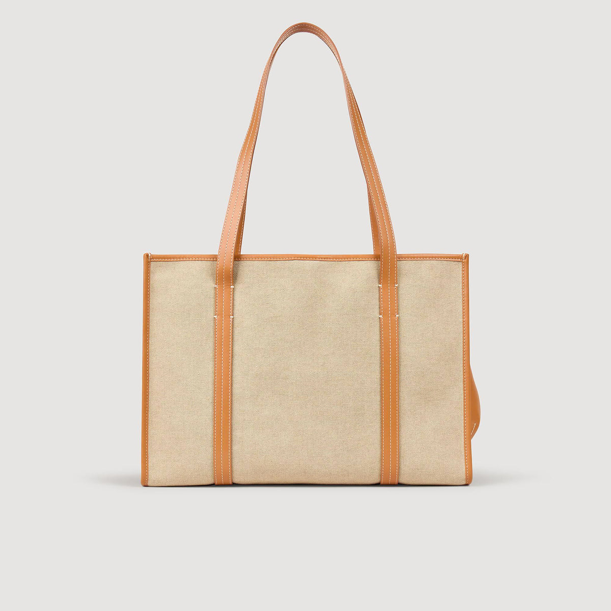 Sandro Canvas tote bag Beige