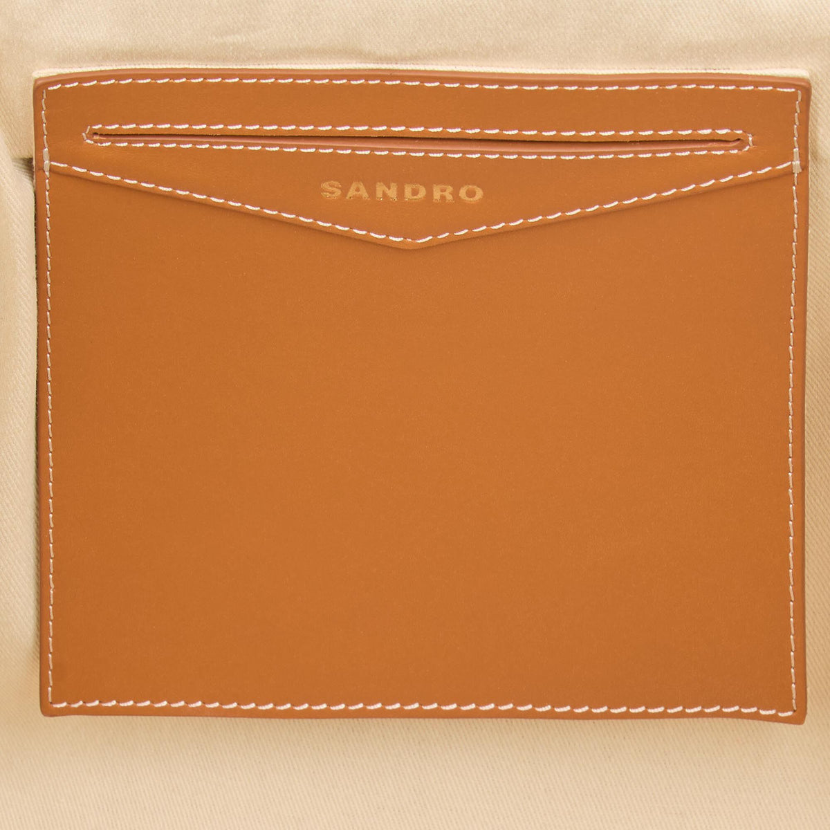 Sandro Canvas tote bag Beige
