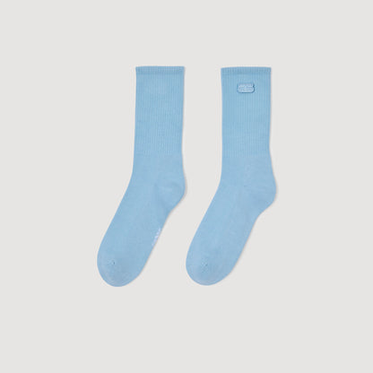 Sandro Embroidered socks Blue Sky
