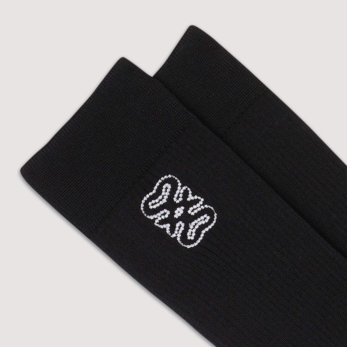 Sandro Embroidered socks Black