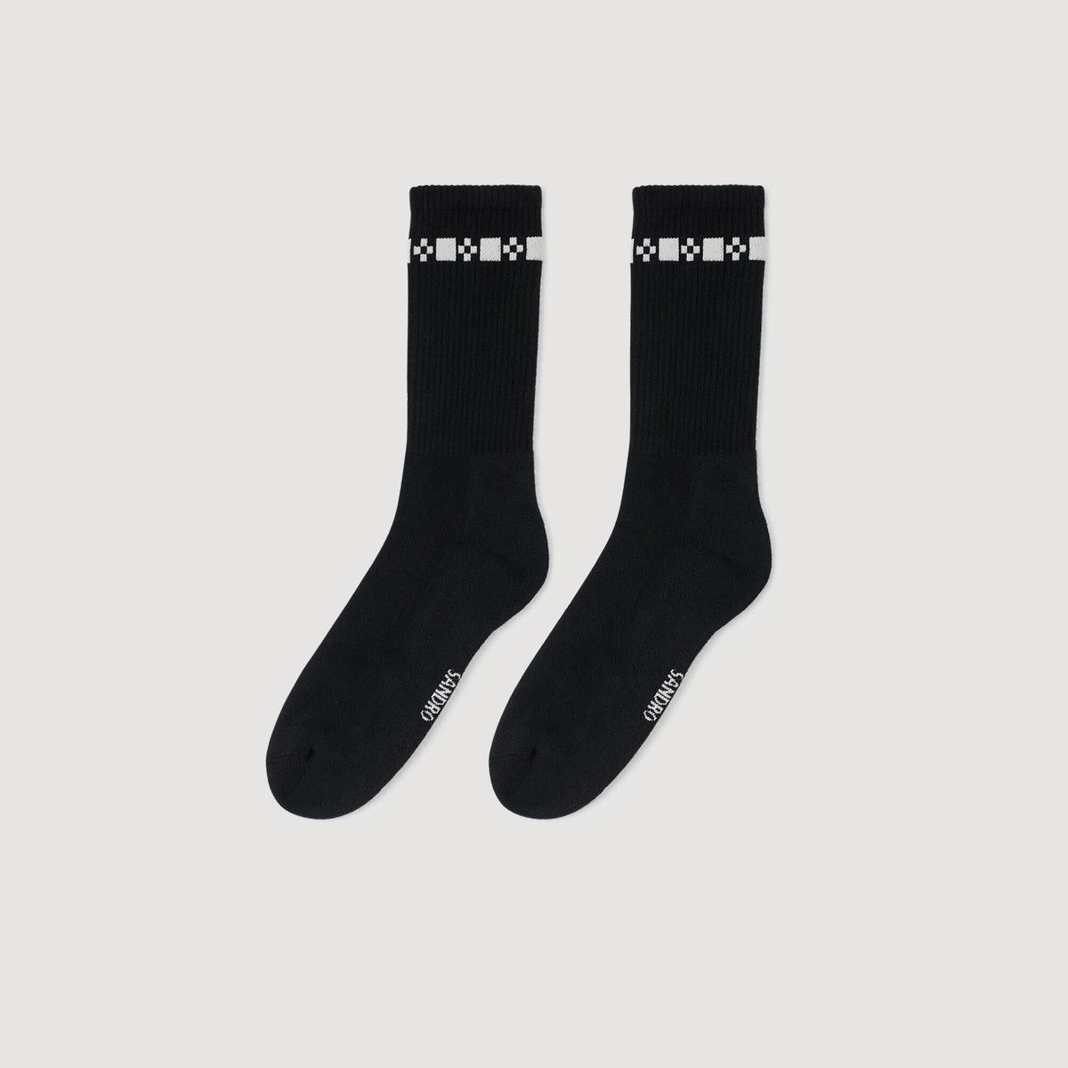 Sandro Embroidered socks Black