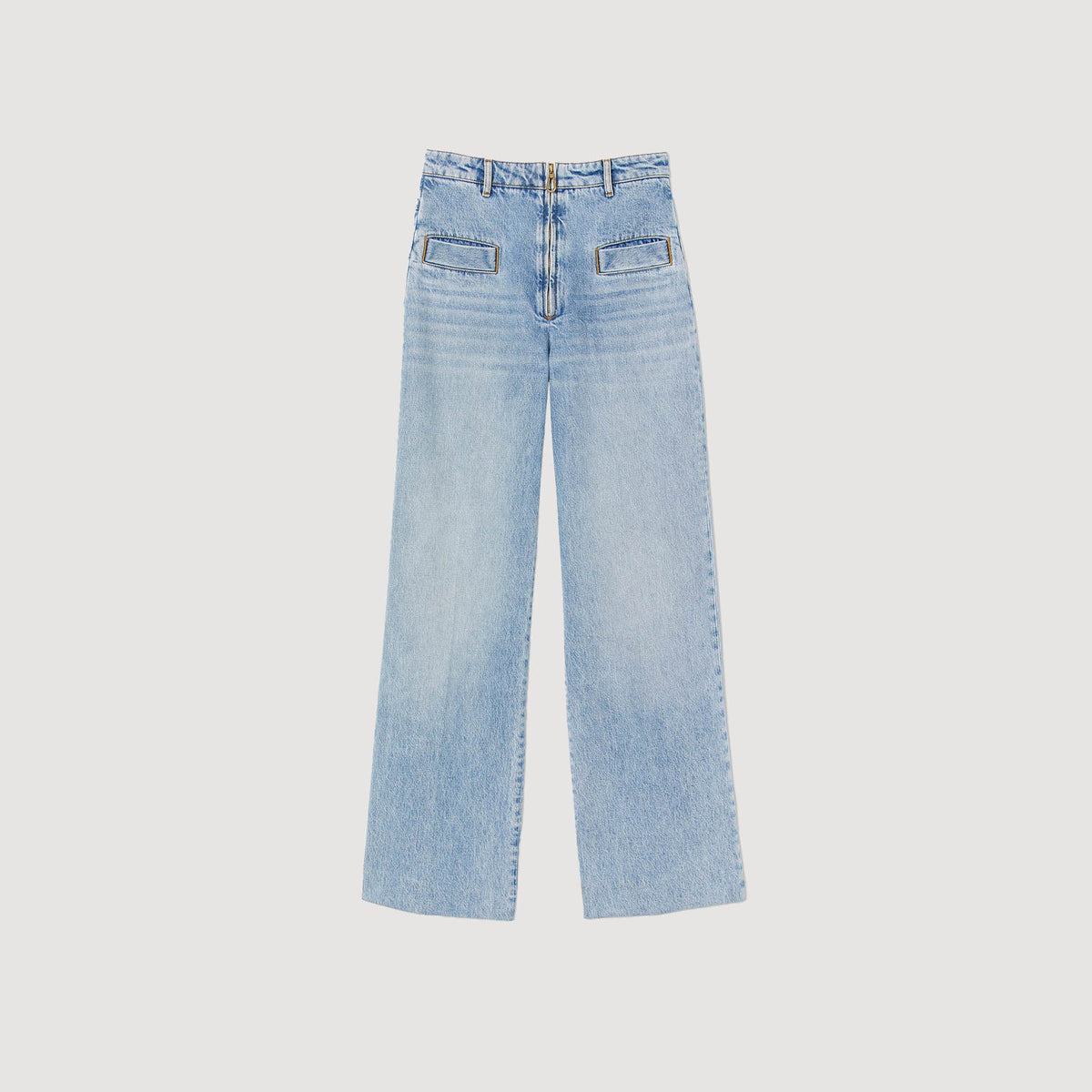 Sandro Wide-leg jeans Blue Jean