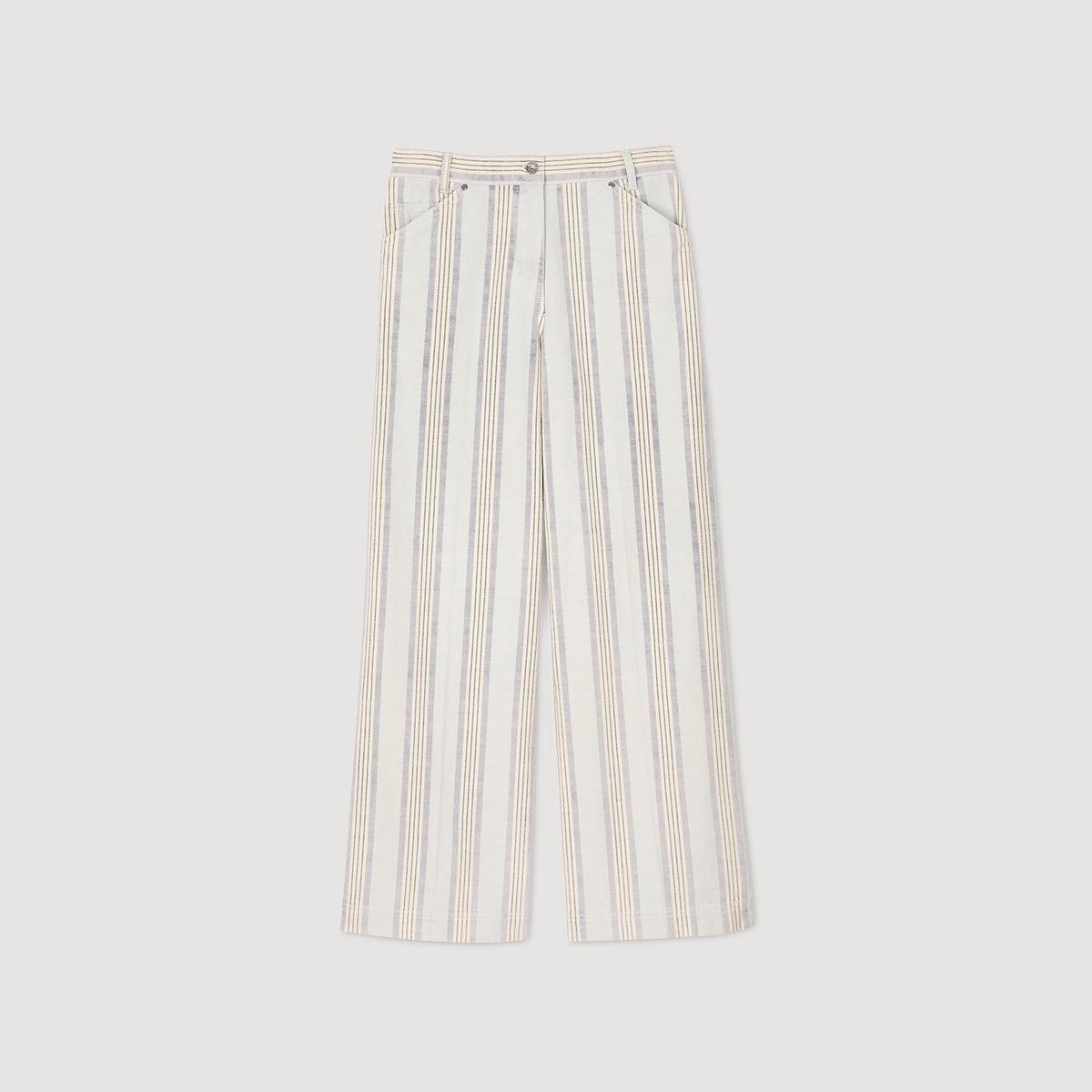 Sandro Striped jeans Blue