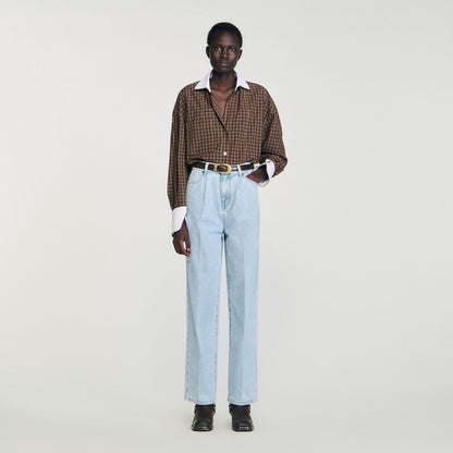 Sandro Straight-leg jeans Blue
