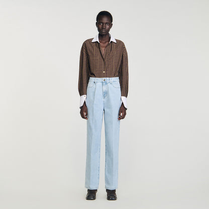 Sandro Straight-leg jeans Blue