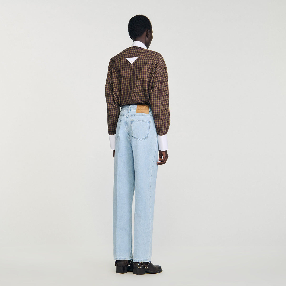 Sandro Straight-leg jeans Blue