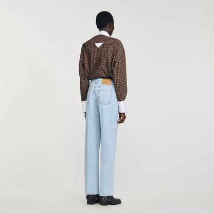 Sandro Straight-leg jeans Blue