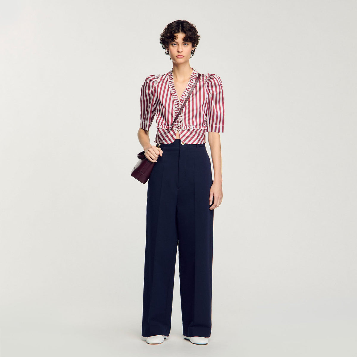 Sandro Suit trousers Navy Blue