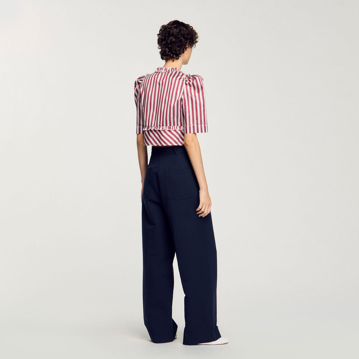 Sandro Suit trousers Navy Blue