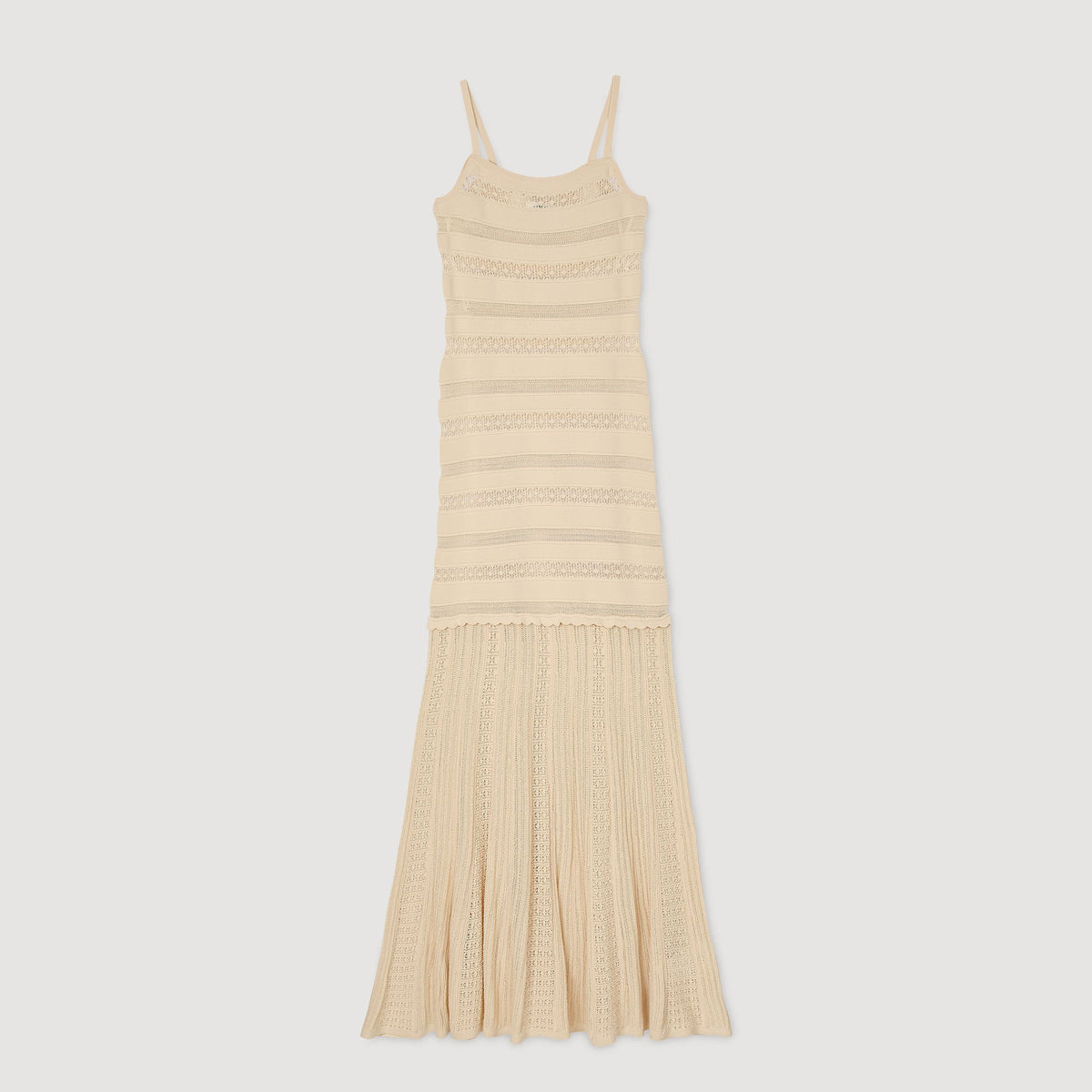 Sandro Knit maxi dress Vanilla