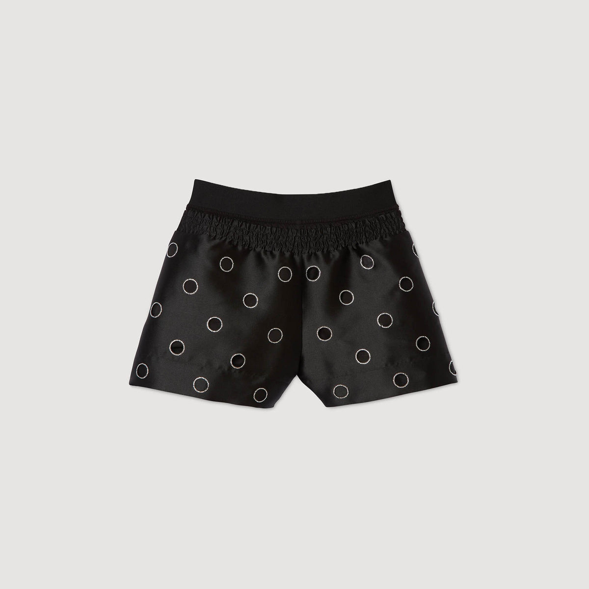 Sandro Rhinestone shorts Black