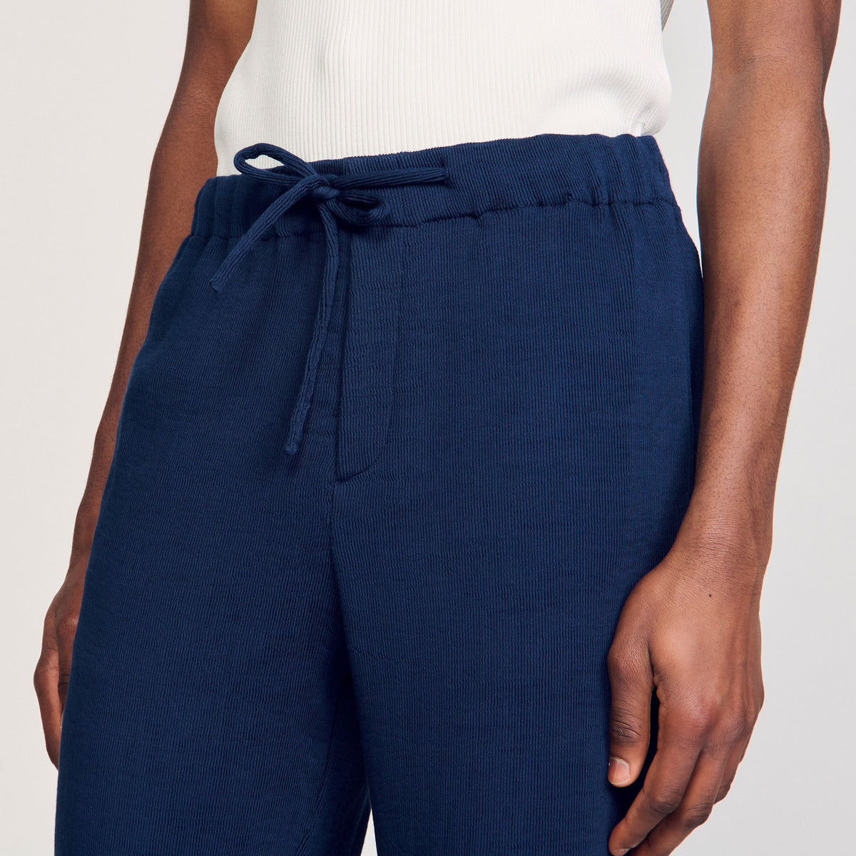 Sandro Pleated Bermuda shorts Royal Blue