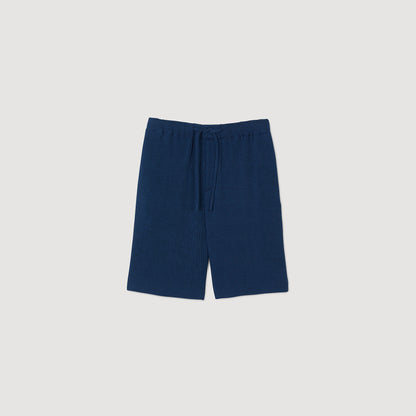 Sandro Pleated Bermuda shorts Royal Blue