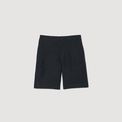 Sandro Linen shorts Navy Blue