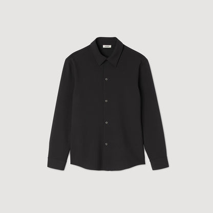 Sandro Long-sleeved jersey shirt Dark Grey