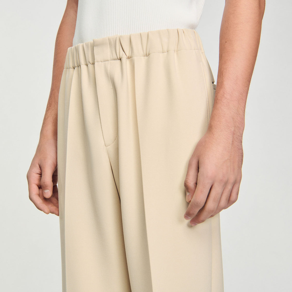 Sandro Wide-leg trousers Oats
