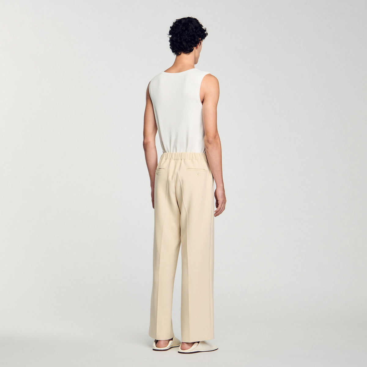Sandro Wide-leg trousers Oats