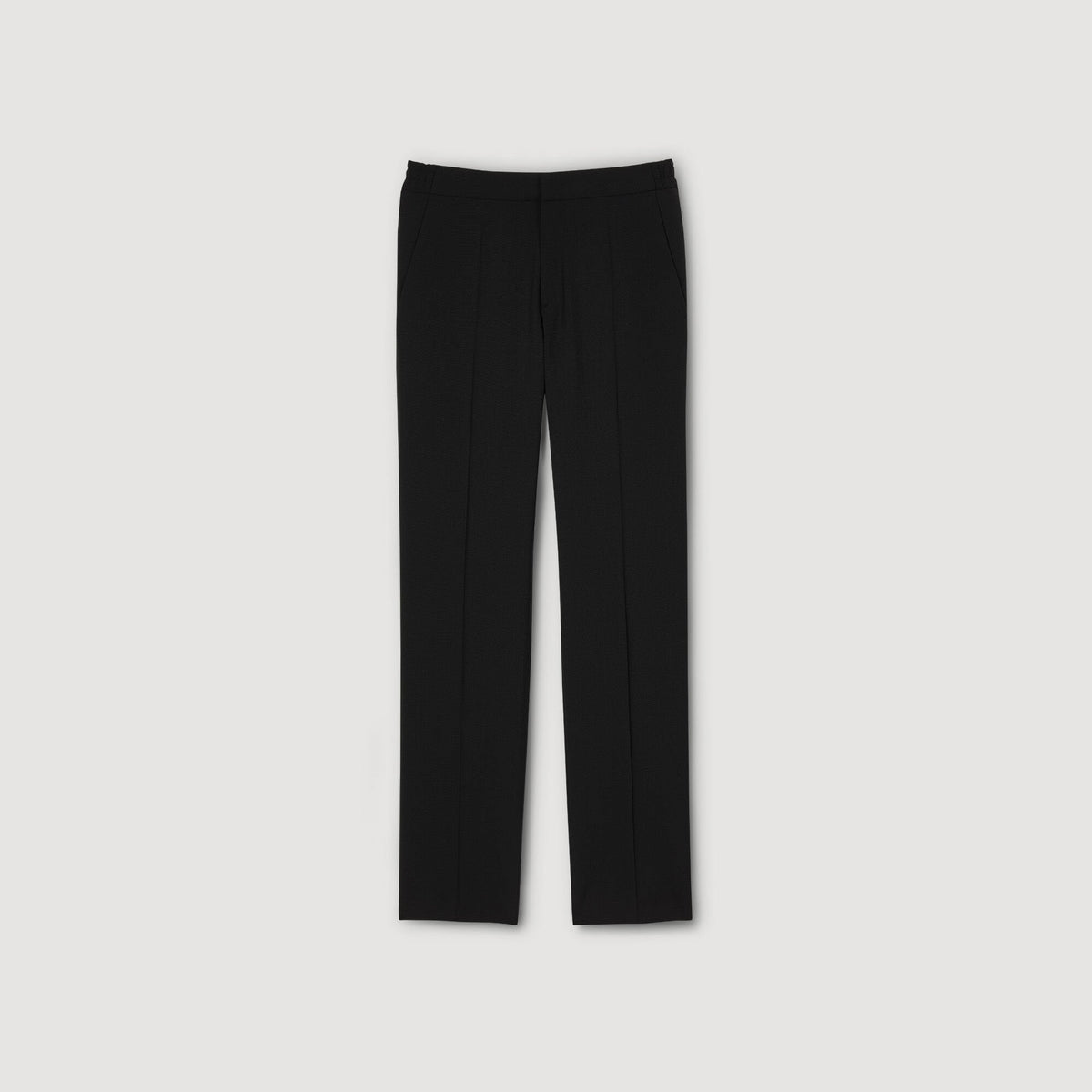 Sandro Straight-leg trousers Black