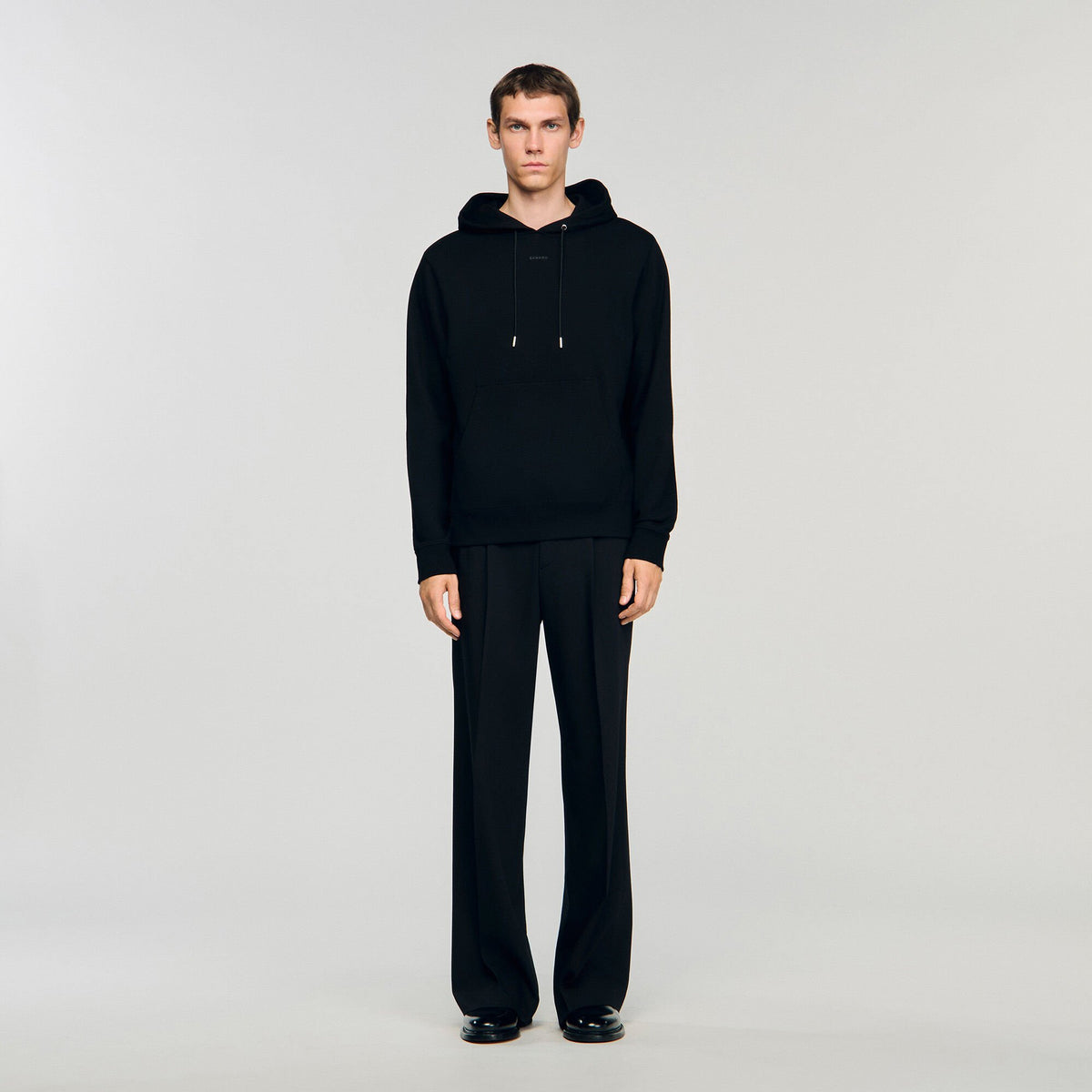 Sandro Logo hoodie Black