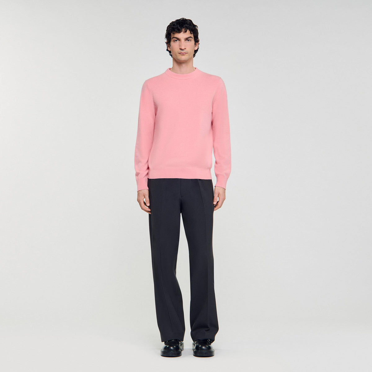 Sandro Cashmere sweater Baby Pink