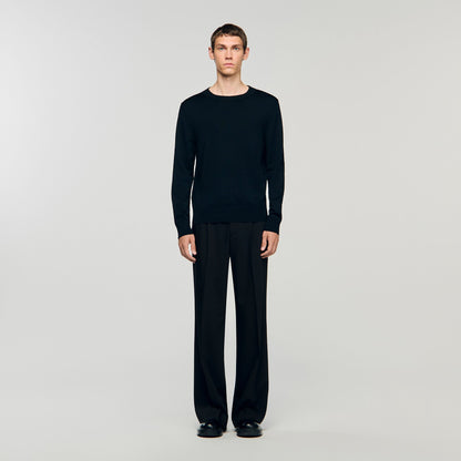 Sandro Fine knit sweater Black