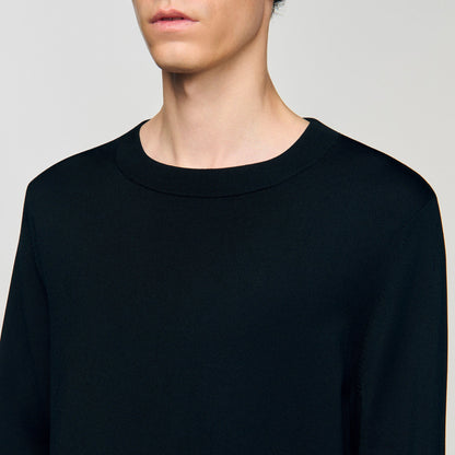 Sandro Fine knit sweater Black