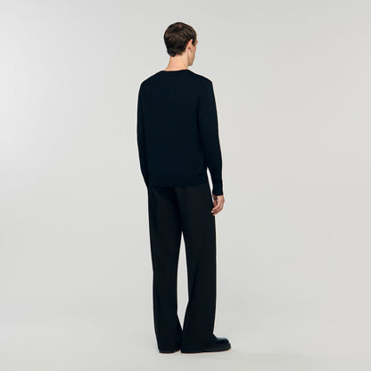 Sandro Fine knit sweater Black